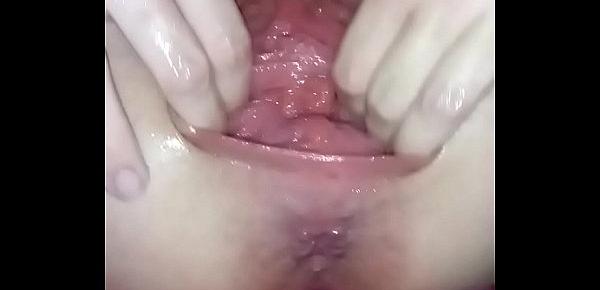  Fisting and sucking my wifes nasty loose pussy